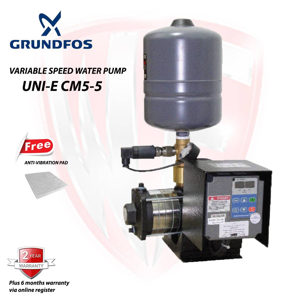Grundfos UniE CM55 Automatic Variable Speed Home Pressure Booster ( 2
